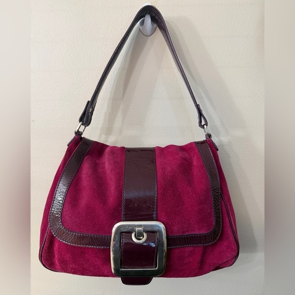 Boden Handbags - Boden Burgundy and Dark Brown Shoulder Bag